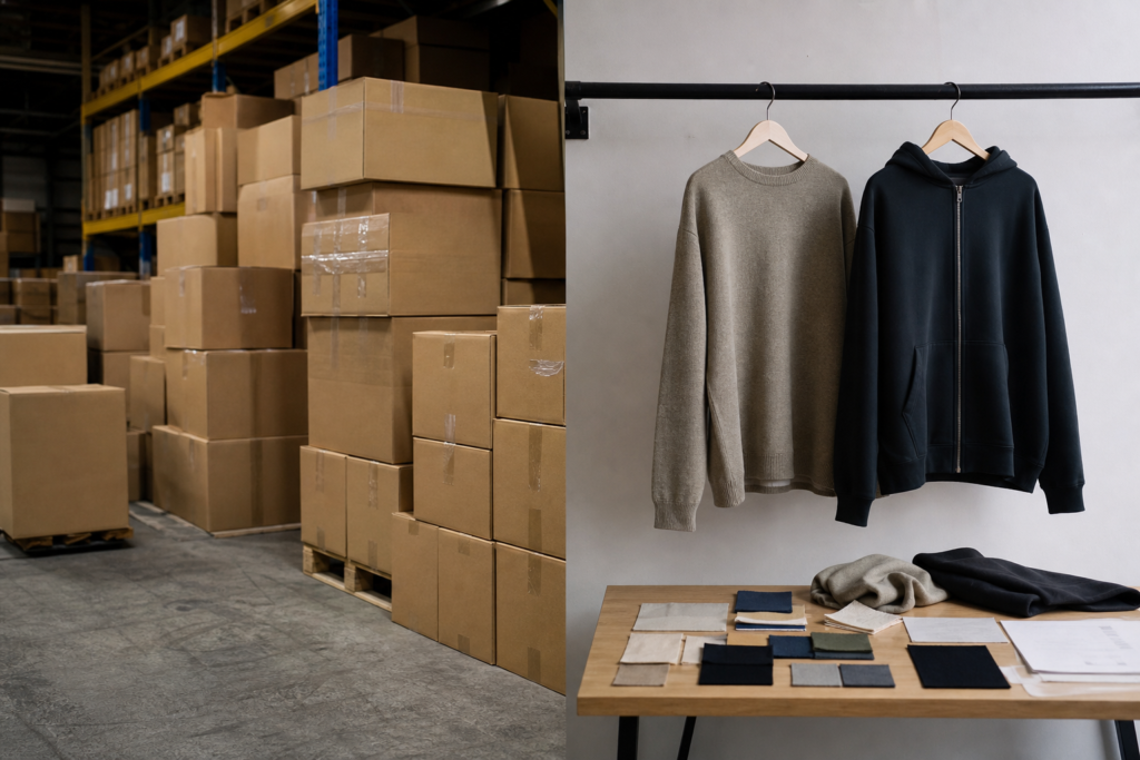 Big fashion brands scale vs small brand flexibility in apparel production