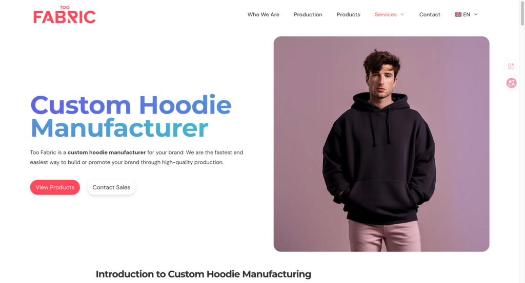 hoodie manufacturer