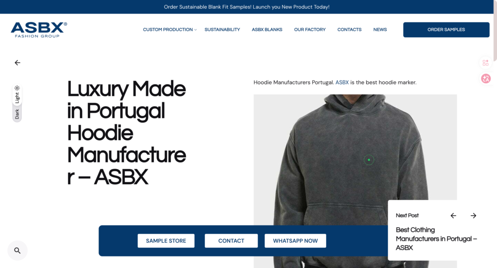 hoodie manufacture