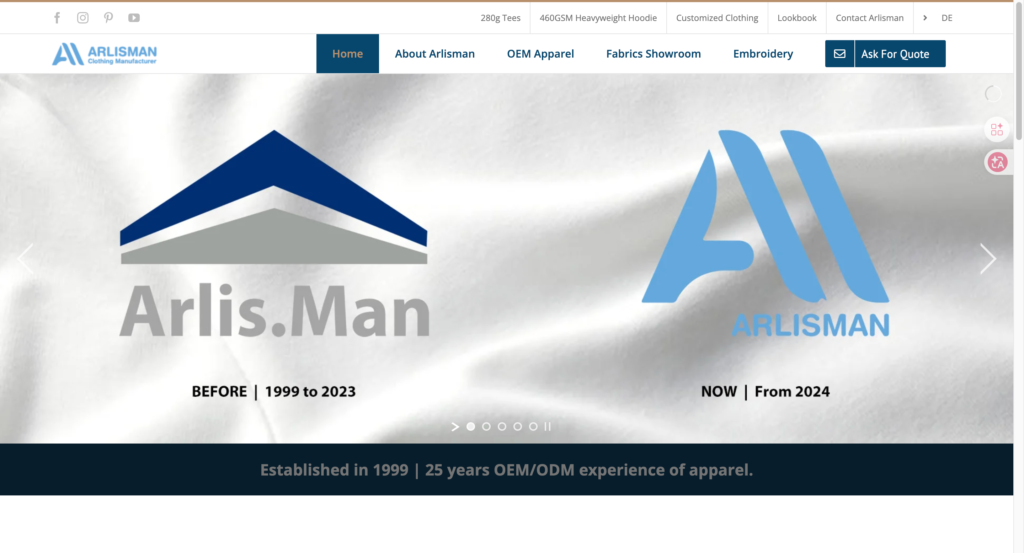 clothing manufacture