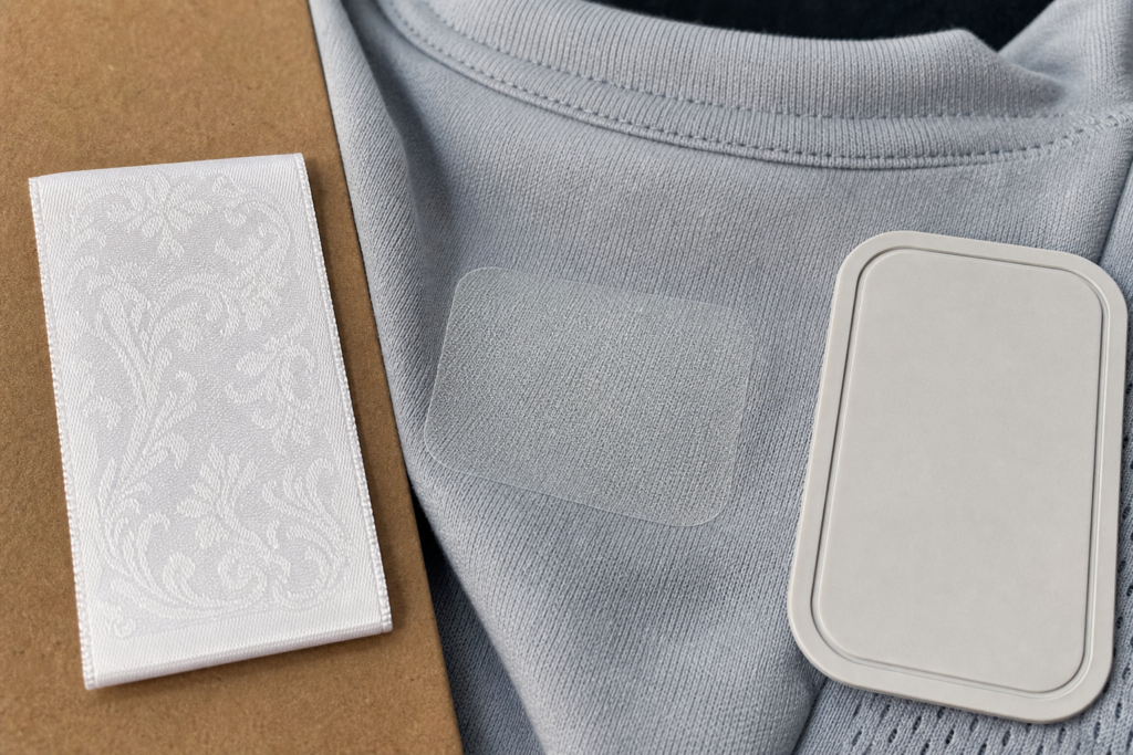 Woven labels vs printed neck labels vs silicone patches for streetwear garments